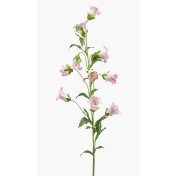 Deko Kunstblume Glockenblume AIMI, rosa-weiß, 90cm, Ø3-5cm