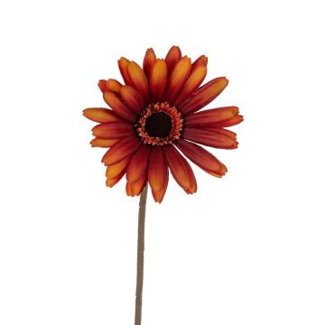 Künstliche Blume Gerbera SANDIRA, dunkelorange, 60cm