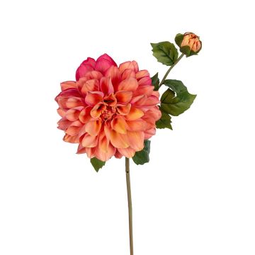 Künstlicher Zweig Dahlie SELIPIA, koralle, 60cm Künstlicher Zweig Dahlie SELIPIA, koralle, 60cm