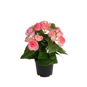 Künstliche Blume Begonie SERIFFA, rosa, 25cm Künstliche Blume Begonie SERIFFA, rosa, 25cm