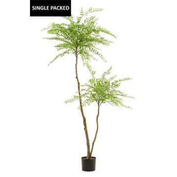 Künstlicher Baum Schnurbaum GUSHYN, Kunststamm, grün, 190cm