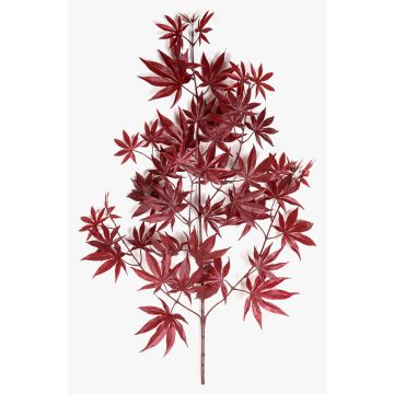 Kunst Zweig Japanischer Ahorn ALETTO, schwer entflammbar, rot, 70cm
