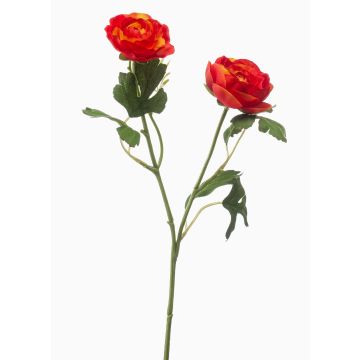Dekozweig Ranunkel Blumenzweig FLORANCE, dunkelorange, 45cm Dekozweig Ranunkel Blumenzweig FLORANCE, dunkelorange, 45cm