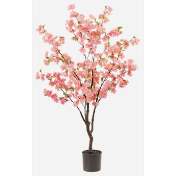 Kirschblütenbaum künstlich JANKFUN mit Blüten, Kunststamm, rosa, 135cm