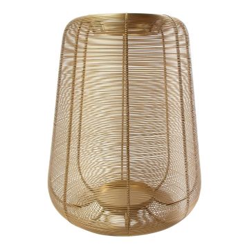 Laterne KONRADIN aus Eisen, gold, 40cm, Ø34cm Laterne KONRADIN aus Eisen, gold, 40cm, Ø34cm