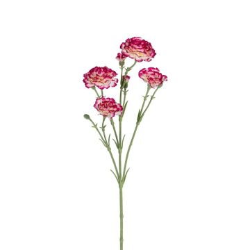 Künstlicher Zweig Nelke SYNDOLIN, creme-magenta, 60cm