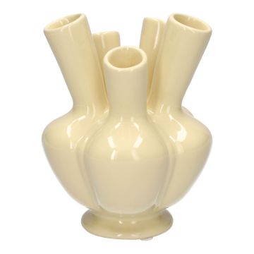 Keramikvase ANNALIES mit 5 Öffnungen, sand, 26cm, Ø19cm Keramikvase ANNALIES mit 5 Öffnungen, sand, 26cm, Ø19cm