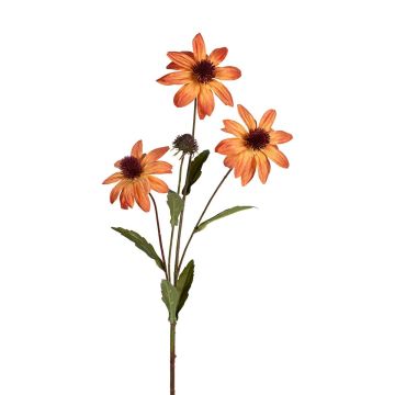 Dekozweig Sonnenhut VANDINIA, orange, 70cm