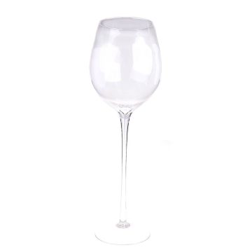 Maxi Weinkelch ROGER AIR auf Standfuß, klar, 70cm, Ø23cm Maxi Weinkelch ROGER AIR auf Standfuß, klar, 70cm, Ø23cm