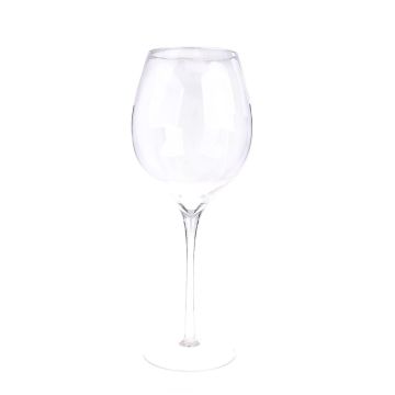 Maxi Weinkelch ROGER AIR auf Standfuß, klar, 60cm, Ø23cm Maxi Weinkelch ROGER AIR auf Standfuß, klar, 60cm, Ø23cm