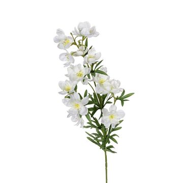 Künstlicher Zweig Rittersporn ZALINA, weiß, 85cm Künstlicher Zweig Rittersporn ZALINA, weiß, 85cm