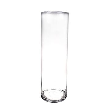 Glas Bodenvase SANYA AIR, Zylinder, transparent, 50cm, Ø15cm