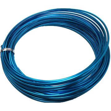 Aluminiumdraht TANEA, türkis lackiert, 12m, Ø2mm