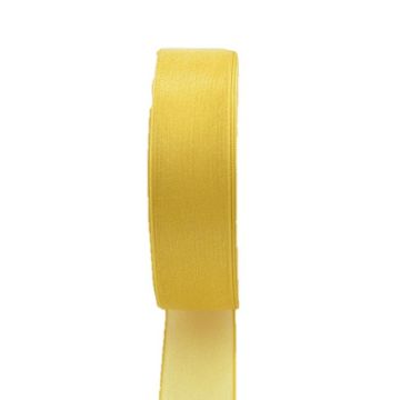 Organzaband OSNA, gelb, 50m, 10mm