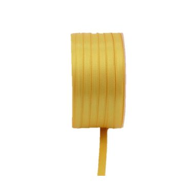 Doppel-Satinband VIPKE, gelb, 50m, 6mm