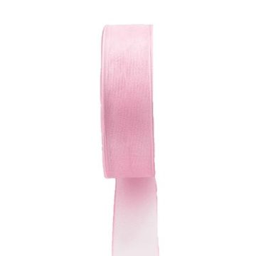 Organzaband OSNA, rosa, 25m, 25mm