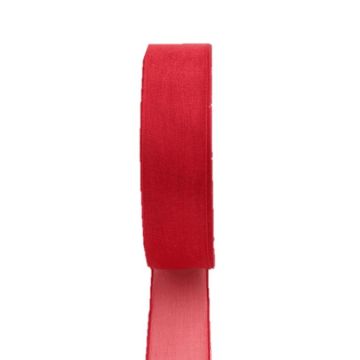 Organzaband OSNA, rot, 50m, 10mm