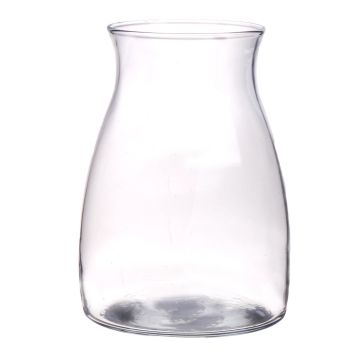 Glas Tischvase COREY, klar, 20cm, Ø15cm