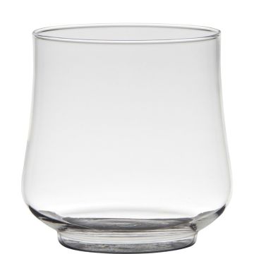 Glas Windlicht ADISRA, Standfuß, klar, 13,7cm, Ø13,9cm Glas Windlicht ADISRA, Standfuß, klar, 13,7cm, Ø13,9cm