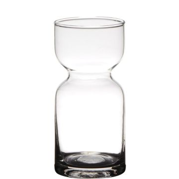 Blumenvase ANONG, Glas, transparent, 15cm, Ø7cm