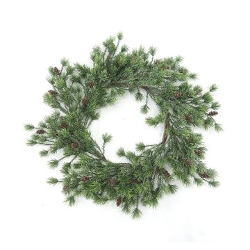 Kunst Kiefernkranz RYOVEN mit Zapfen, Ø55cm Kunst Kiefernkranz RYOVEN mit Zapfen, Ø55cm