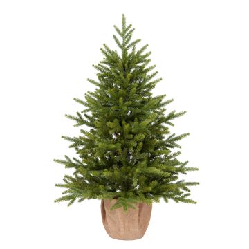 Künstlicher Tannenbaum VANTAA, Jutesack, 90cm, Ø65cm