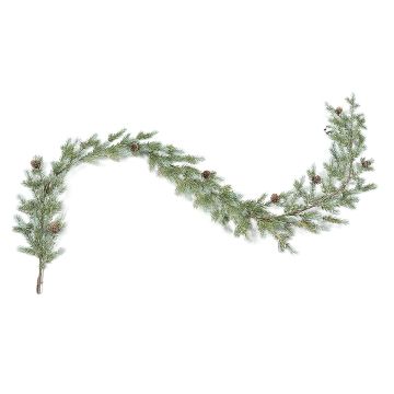 Kunst Fichten Girlande KOKKOLA mit Zapfen, grün, 190cm