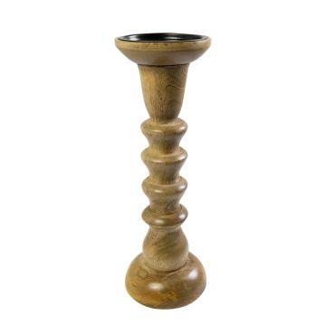 Mangoholz Kerzenleuchter COSTANTINO, braun, 30cm, Ø10cm Mangoholz Kerzenleuchter COSTANTINO, braun, 30cm, Ø10cm