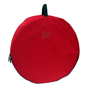 Weihnachtskranz Tasche RYUKEN mit Henkel, rot, 23cm, Ø91cm