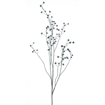 Deko Zweig Kartoffelrose FIANALA mit Hagebutten, schwarz, 135cm Deko Zweig Kartoffelrose FIANALA mit Hagebutten, schwarz, 135cm