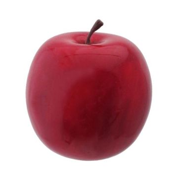 Deko Obst Apfel HUSRA mit Hänger, rot, 6,5cm Deko Obst Apfel HUSRA mit Hänger, rot, 6,5cm