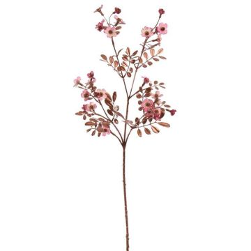 Kunstzweig Südseemyrte YVONIA, rosa, 70cm