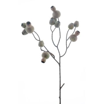 Kunstzweig Eukalyptus ONARIA, Früchte, braun-rot, 60cm Kunstzweig Eukalyptus ONARIA, Früchte, braun-rot, 60cm