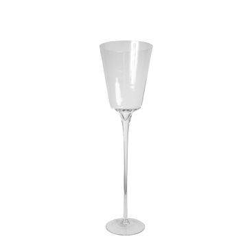 Großes Stielglas BENEDICK auf Fuß, klar, 100cm, Ø29cm Großes Stielglas BENEDICK auf Fuß, klar, 100cm, Ø29cm
