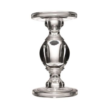 Kerzenständer KONSTANDIN aus Glas, klar, 20cm, Ø11,3cm Kerzenständer KONSTANDIN aus Glas, klar, 20cm, Ø11,3cm