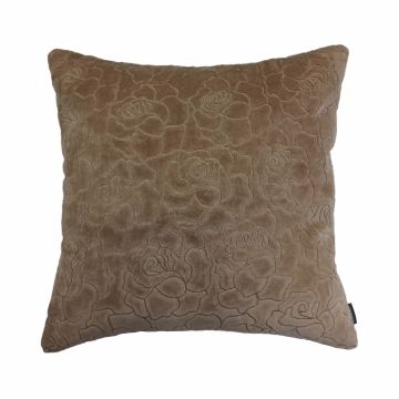 Deko Couch Kissen ALAIA, Rosenmuster, rosa, 45x45cm Deko Couch Kissen ALAIA, Rosenmuster, rosa, 45x45cm