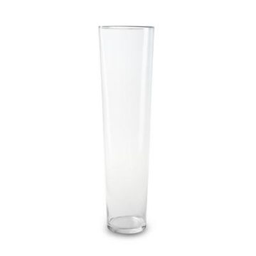 Vase ANNA FIRE, konische Form, Glas, klar, 70cm, Ø19cm Vase ANNA FIRE, konische Form, Glas, klar, 70cm, Ø19cm
