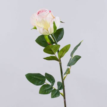 Rose künstlich SUNJIK, rosa-creme, 75cm, Ø7cm Rose künstlich SUNJIK, rosa-creme, 75cm, Ø7cm