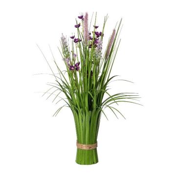 Kunstgesteck Lampenputzergras Bündel JIRVO mit Blüten, Rispen, lila-rosa, 50cm Kunstgesteck Lampenputzergras Bündel JIRVO mit Blüten, Rispen, lila-rosa, 50cm