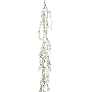 Kunstgirlande Thymian ETZION, gefroren, grün-weiß, 180cm Kunstgirlande Thymian ETZION, gefroren, grün-weiß, 180cm