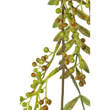 Ebereschen Zweig künstlich JANNAH mit Früchten, grün, 130cm