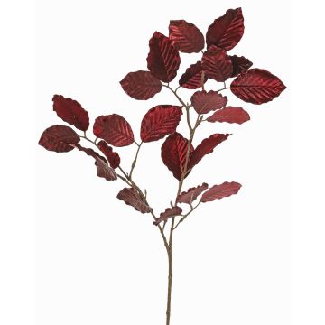 Samt Buche Zweig GALFHY, burgunderrot, 70cm