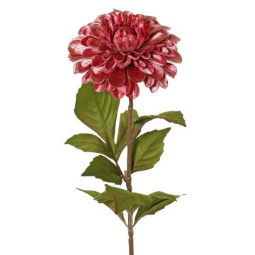 Samt Dahlie TINFAS, mauve, 60cm, Ø13cm