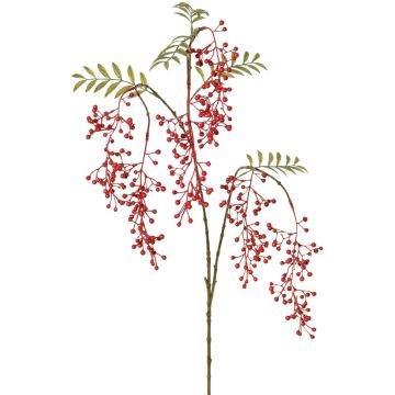 Ebereschen Zweig künstlich JANNAH mit Früchten, rot, 130cm