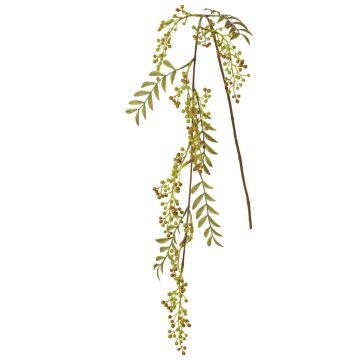 Ebereschen Zweig künstlich JANNAH mit Früchten, grün, 120cm