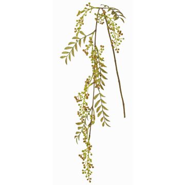Ebereschen Zweig künstlich JANNAH mit Früchten, grün, 120cm