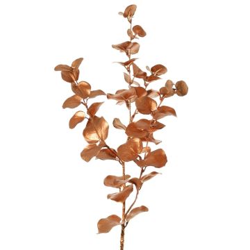 Künstlicher Eukalyptus Zweig MALFHY, metallic-kupfer, 75cm