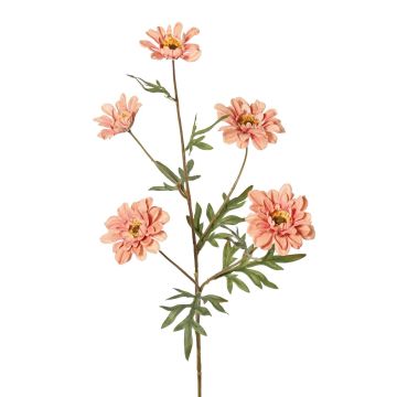 Dekozweig Chrysantheme PRUDENCE, Eco Collection, altrosa, 75cm, Ø5-6,5cm