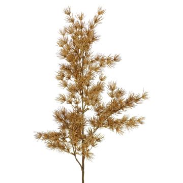 Künstlicher Asparagus umbellatus Zweig DIKERNO, hellbraun, 75cm