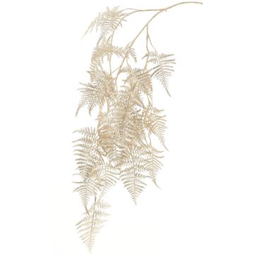 Deko Zweig Asparagus plumosus MELFHY, hängend, metallic-silber-gold, 130cm Deko Zweig Asparagus plumosus MELFHY, hängend, metallic-silber-gold, 130cm